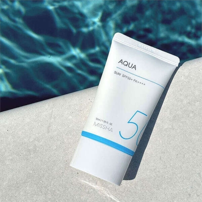 Picture of Missha All Around Safe Block Aqua Sun SPF50+/PA++++ 50ml Sunscreen Cream 