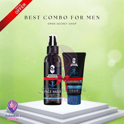 Picture of Muuchstac Best Combo For Men [Facewash + Moisturizer & Sunscreen] 