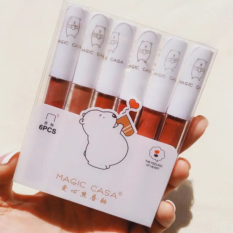 Picture of Magic Casa Cute Bear Lipstick Set 6 Pcs 26