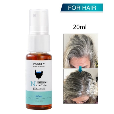 Picture of PANSLY White to Natural Hair for Beard & Hair - 20ml Multicolor