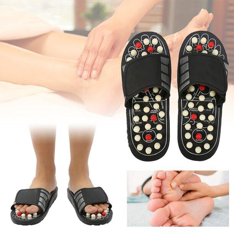 Picture of Men's and Women's Acupressure Massage Slippers Leg Foot Massager Multicolor