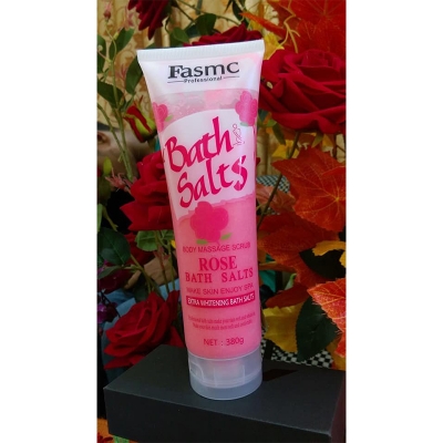 Picture of Fasmc Bath Salts Rose Body Massage Scrub - 380g Multicolor