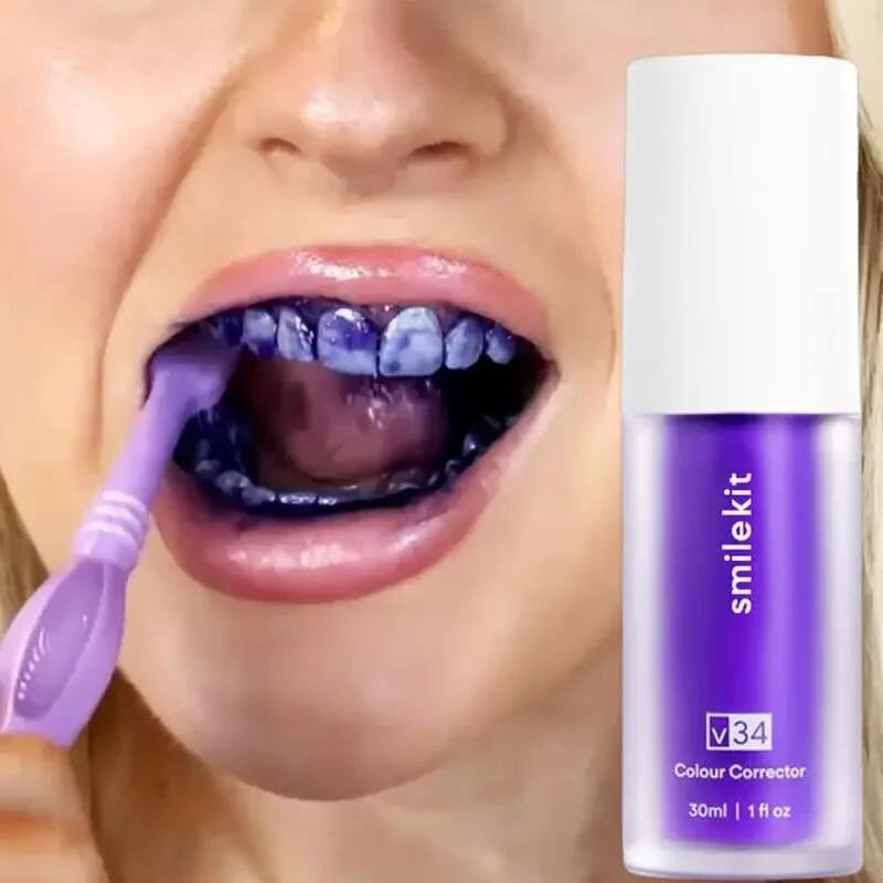 Picture of Smile Kit Purple Whitening Toothpaste – Instant Brightening Formula 30 ml 
