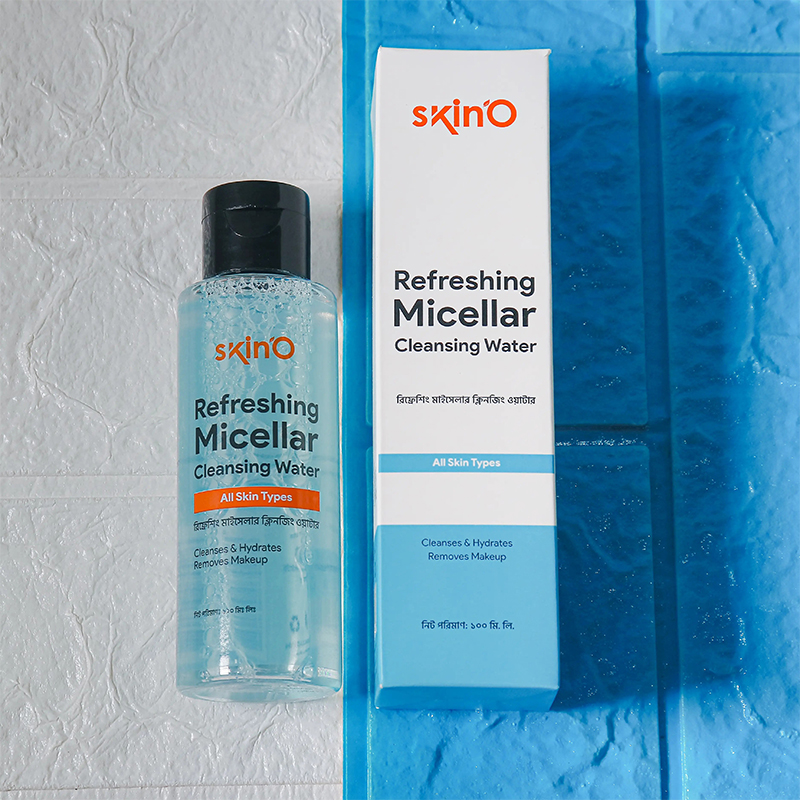 Picture of skinO Refreshing Micellar Cleansing Water - 100ml to all skin type 