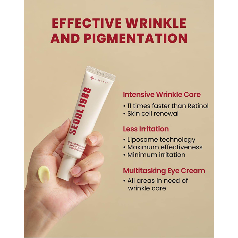 Picture of KSECRET SEOUL 1988 EYE CREAM : RETINAL LIPOSOME 4% + FERMENTED BEAN 30ML 