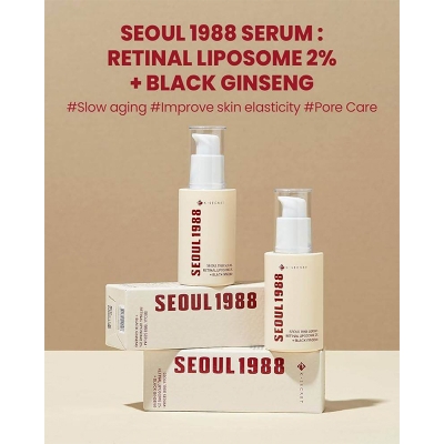 Picture of K-SECRET SEOUL 1988 Serum Retinal Liposome 2% + Black Ginseng serum 30ml 