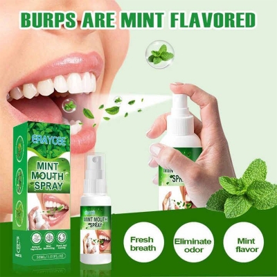Picture of ERAYCEE Mint Mouth Spray 30 Ml Freshener Oral Care Multicolor