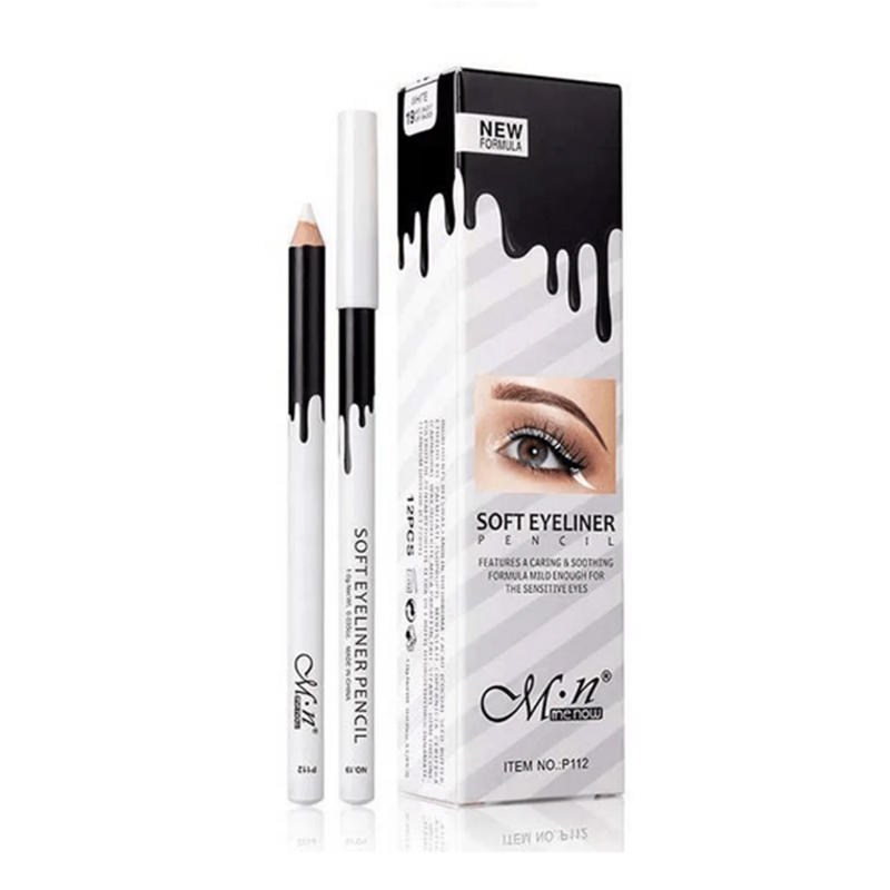 Picture of MENOW Soft Eyeliner white Kajal - 1Pcs 