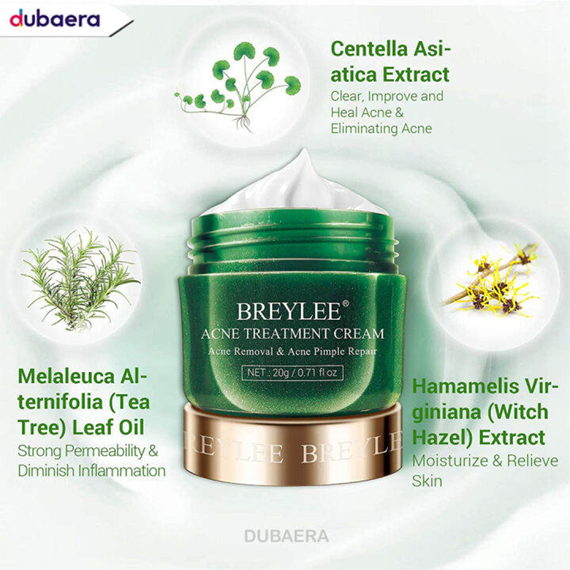 Picture of BRYELEE Acne Treatment Cream Face Cream Pimple Removal Spots Oil Control Anti Acne Shrink Pores Moisturizing Serum Skin Care 20g 