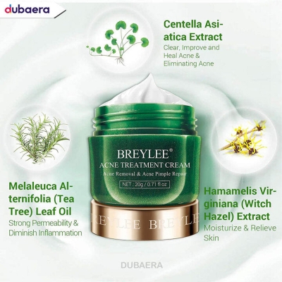 Picture of BRYELEE Acne Treatment Cream Face Cream Pimple Removal Spots Oil Control Anti Acne Shrink Pores Moisturizing Serum Skin Care 20g 