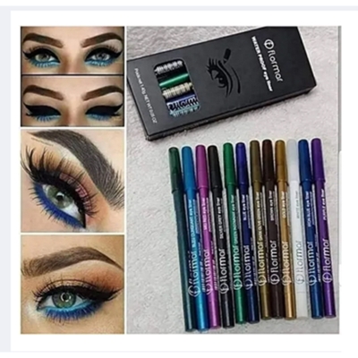 Picture of Flormar Eye Liner Set Colorful 12 Pcs 
