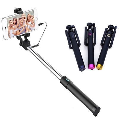 Picture of Locust Monopod Portable Pocket Selfie Stick - Black