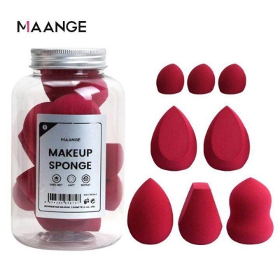 Picture of maange 8pcs beauty blender with jar Multicolor