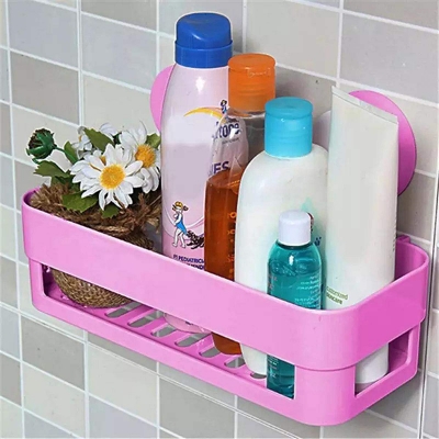 Picture of Rectangular Bathroom Suction Shelves (Blue)