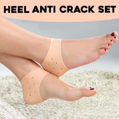 Picture of Silicone Heel Anti Crack Set for Men and Women (Free Size) Multicolor