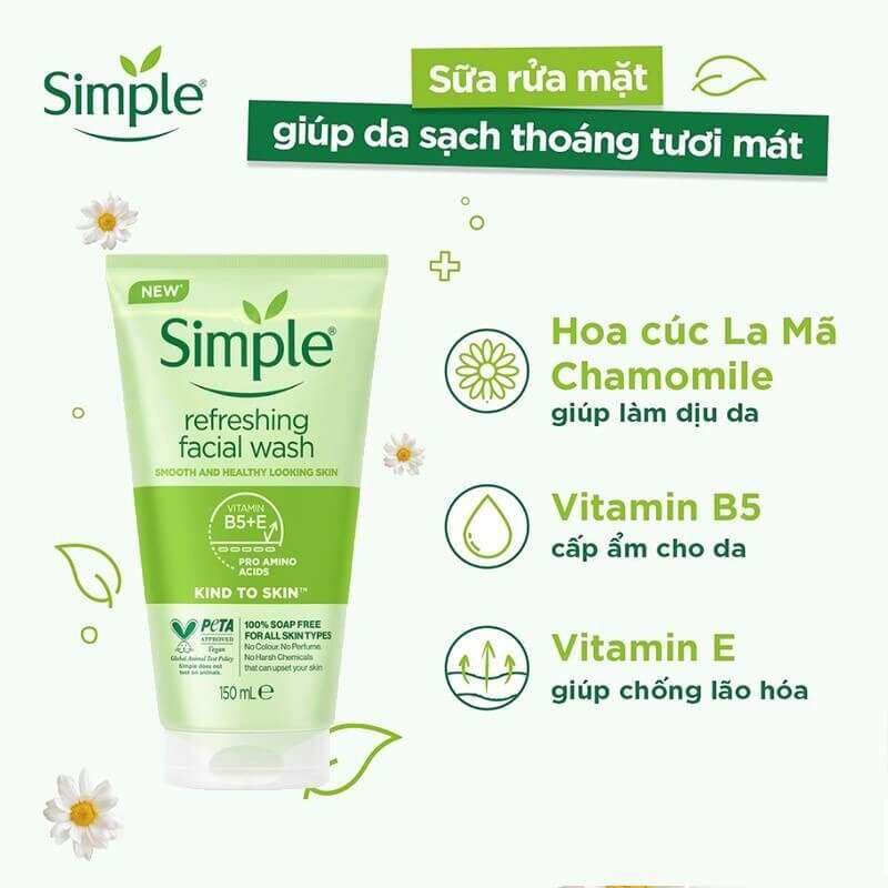 Picture of Simple Refreshing Facial Gel Wash Multicolor
