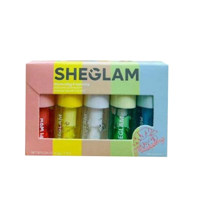 Picture of Sheglam Jelly Wow Hydrating Lip Oil Moisturizing Plumping Lip Gloss 5pcs Set 