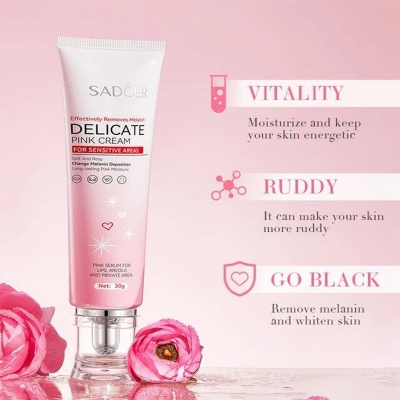 Picture of SADOER Delicate Pink Cream For Lip Areola and Private Area – 30g 