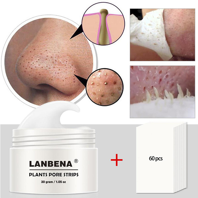 Picture of Lanbena Blackhead Remover Nose Strips 60pcs 2% BHA - 30G 
