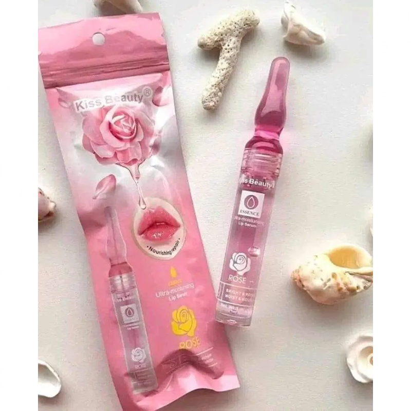 Picture of Kiss Beauty Lip Serum Essence Ultra Moisturising Rose 5ml 