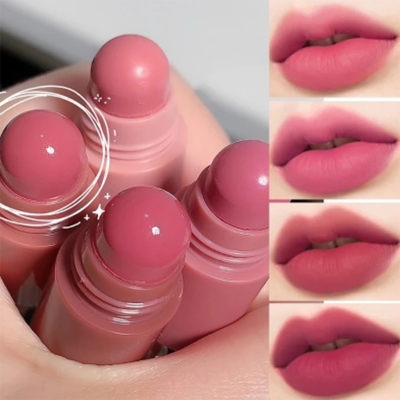 Picture of Cappuvini 4 In 1 Waterproof Long Lasting Non-stick Cup Lip Gloss Matte Velvet Lipstick Pen Crayon Lipstick Fashion Red Lip Tint Makeup Cosmetic 