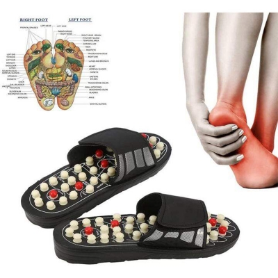Picture of Men's and Women's Acupressure Massage Slippers Leg Foot Massager Multicolor