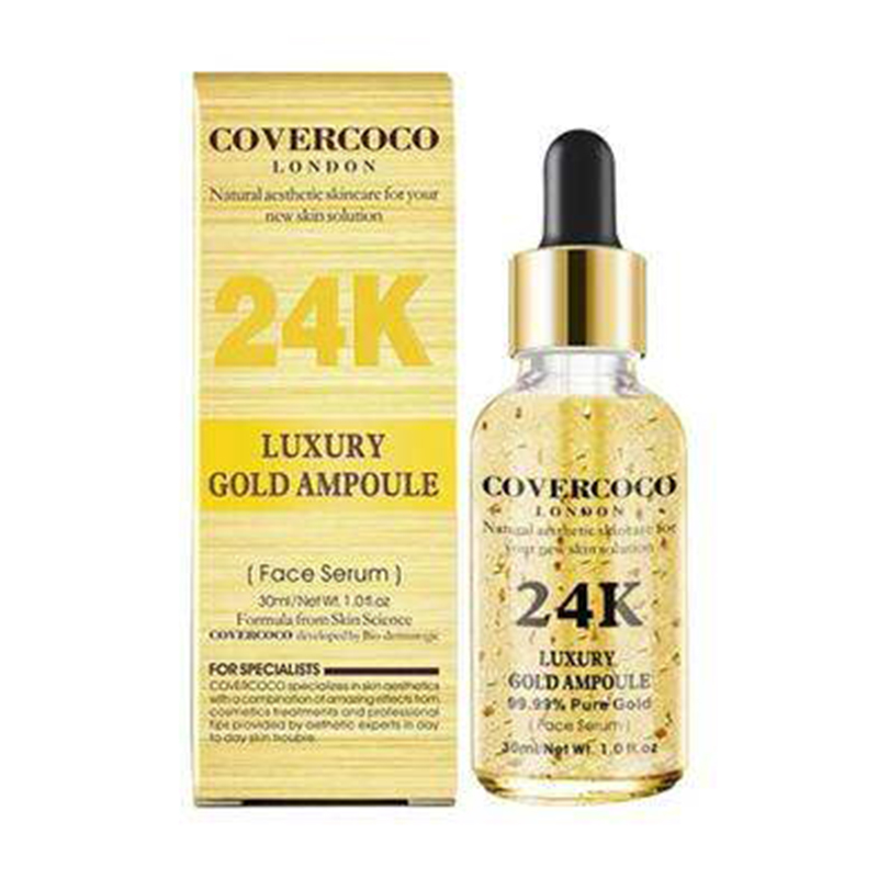 Picture of Luxury Anti Wrinkle Anti-aging Natural Lifting Moisturizing Face Lift Essential Oil 24k Gold Serum-30ml 