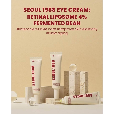 Picture of KSECRET SEOUL 1988 EYE CREAM : RETINAL LIPOSOME 4% + FERMENTED BEAN 30ML 