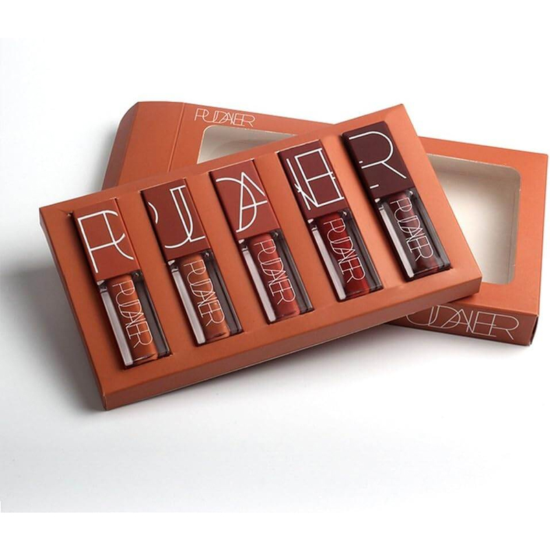 Picture of Pudaier 5pcs Waterproof Long Lasting Matte Liquid Lipstick Matte lipstick Gloss set lipstick set 