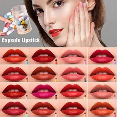 Picture of Mini Capsule 16pcs Lipstick Set - Assorted Colors Long-Lasting Moisturizing Lip Makeup for Women 26