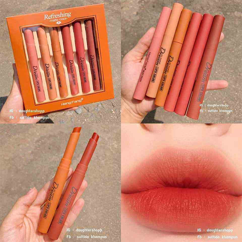 Picture of HengFang Matte Lipstick 6 Pcs Set 26