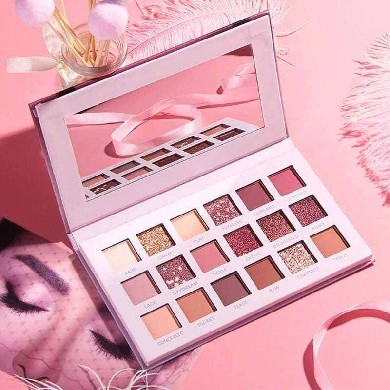 Picture of 18 Colors eyeshadow pallete Glitter Makeup Matte Eye shadow make up palette 