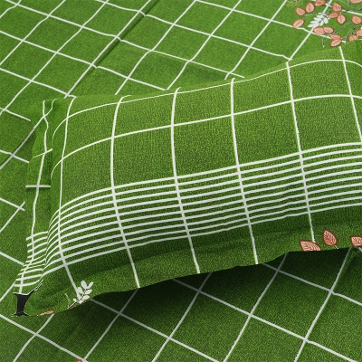 Picture of Digital Home Tex Cotton mixed (পলেস্টার মিক্সড পাতলা কাপড়) 7.5 Feet By 8 Feet King Size Bedsheet With Two Pillow Covers - Bed Sheet Multicolor