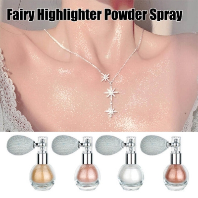 Picture of Fashion Powder Spray High Gloss Glitter Powder Spray Shimmer Powder Makeup For Face Body Highlight Makeup 2, 3, 1