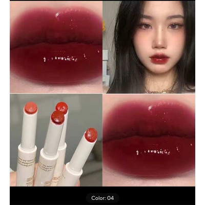 Picture of Pink coco 1Pcs Water-light Lip Glaze Mirror Glitter Lip Tint Long Lasting Moisturising Love Heart Shape Solid Lipstick Pen Lips Make Up 