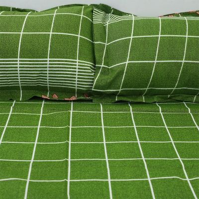 Picture of Digital Home Tex Cotton mixed (পলেস্টার মিক্সড পাতলা কাপড়) 7.5 Feet By 8 Feet King Size Bedsheet With Two Pillow Covers - Bed Sheet Multicolor