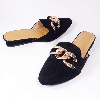 Picture of Fashion Pointed Toe Heeled Half Shoes for Women