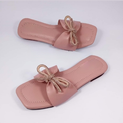 Picture of Womens Flat Regular Shoes New Fashionable Ladies Flat Slipper Sandals New Premium Sandal for Girls