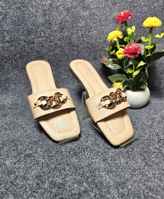 Picture of Premium quality soft leather flat shoes sandals for women, Latest flat heel sandal for women Comfortable Shoe for Ladies Shoe for Girls high heel