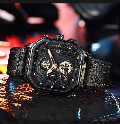 Picture of Men Fashion Watch Business Quartz Stainless Steel Fashion Waterproof Casual Wristwatches