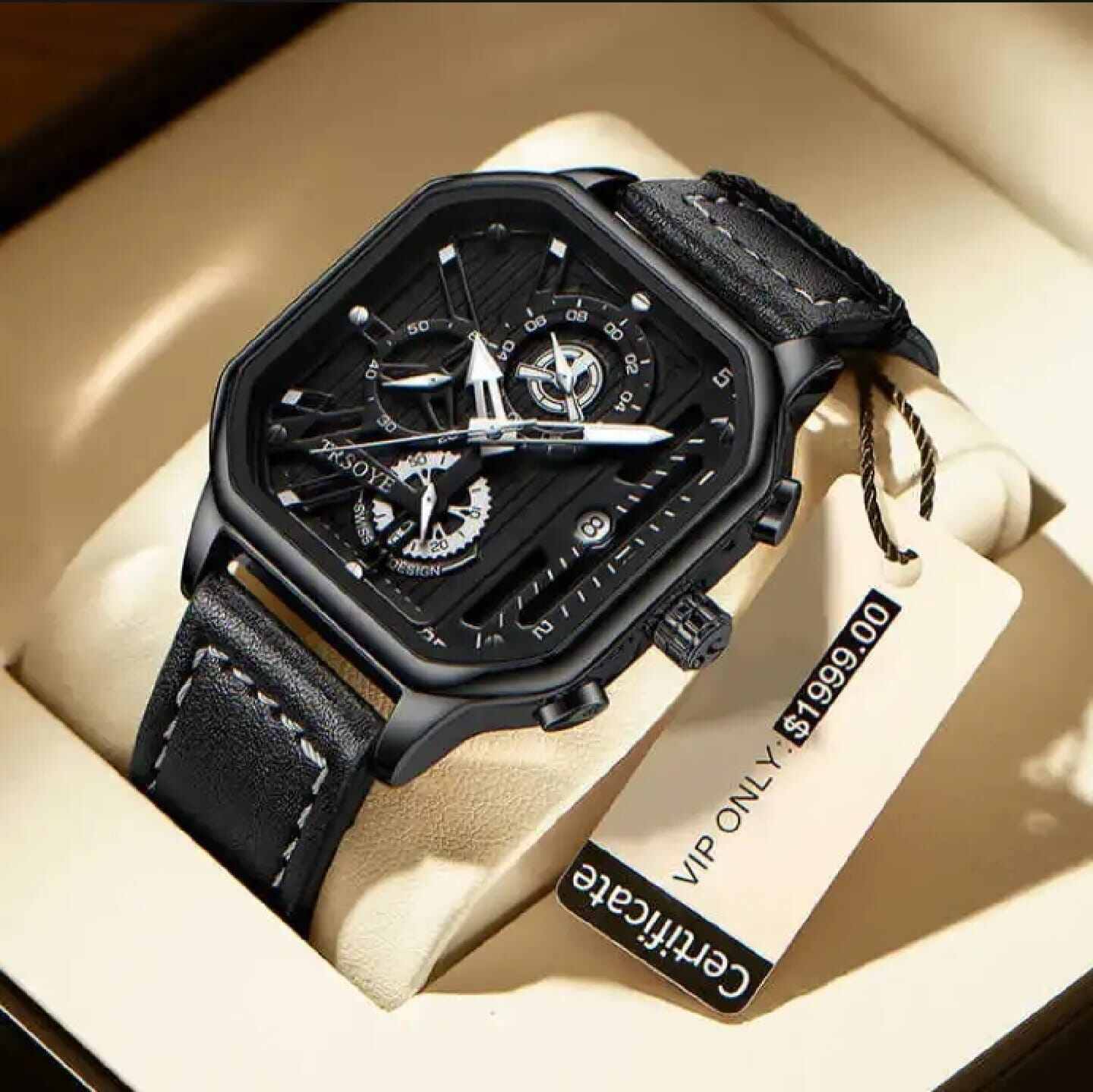 Picture of Men Fashion Watch Business Quartz Stainless Steel Fashion Waterproof Casual Wristwatches