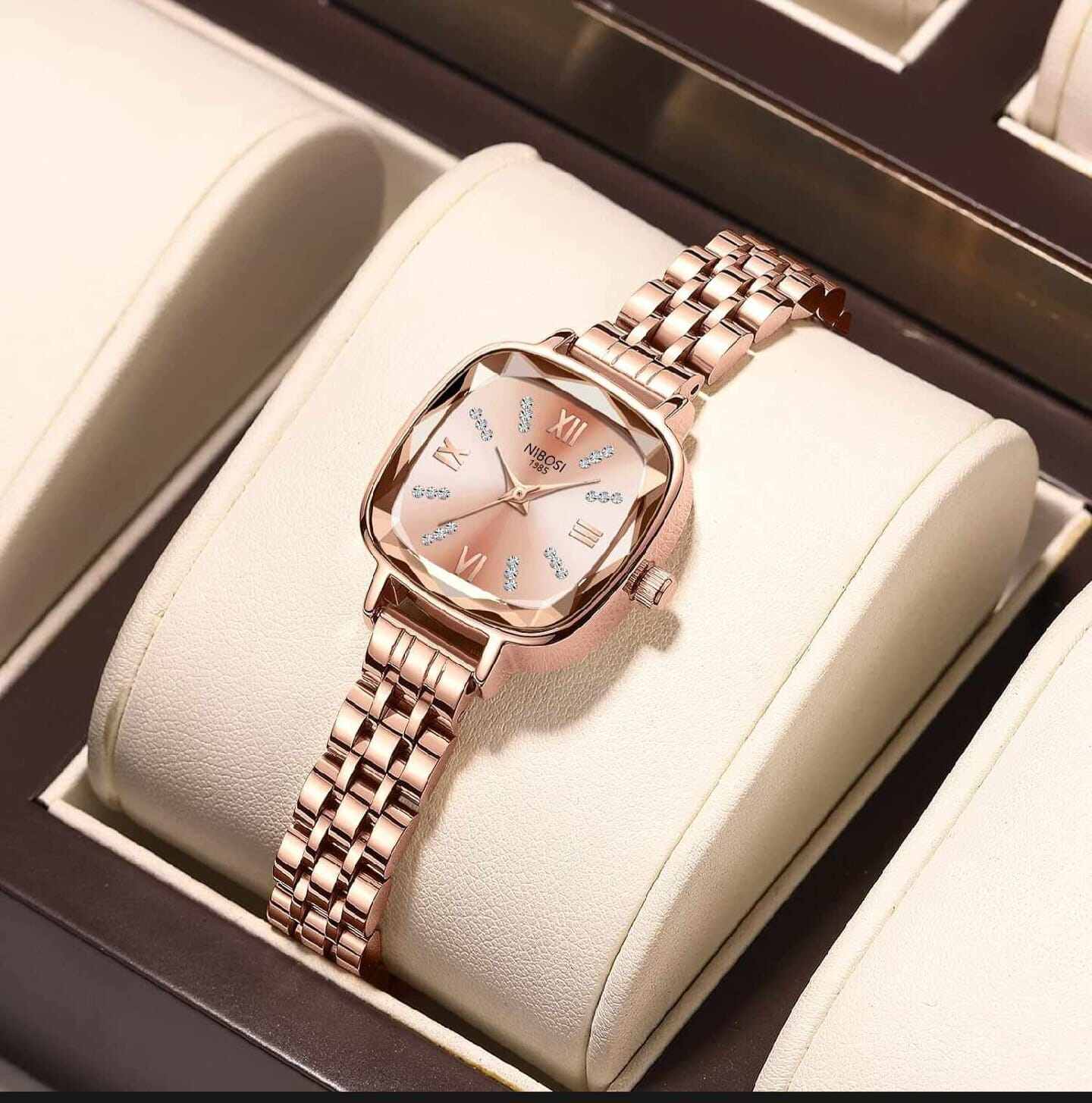 Picture of 2Landa Stylish & Fashion Waterproof Solid Steel Strap Women Watch