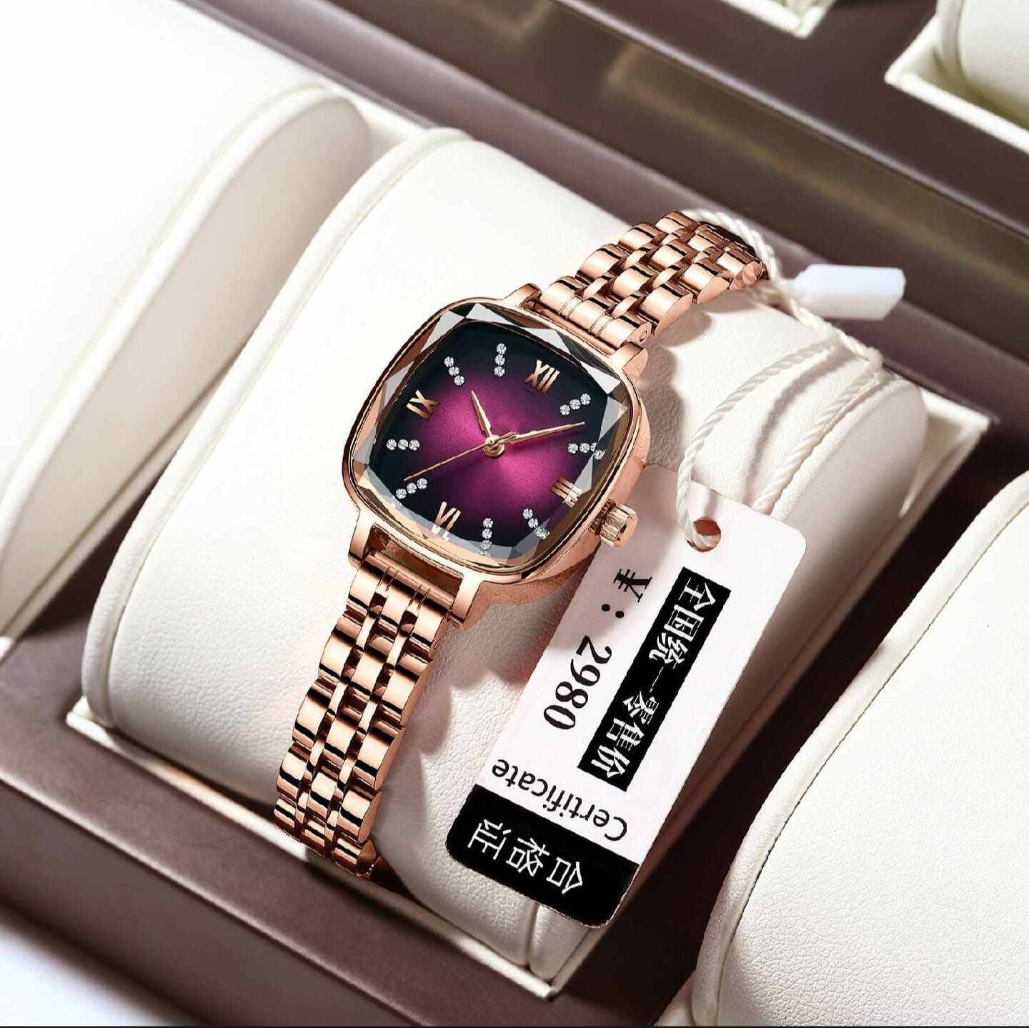Picture of 2Landa Stylish & Fashion Waterproof Solid Steel Strap Women Watch