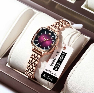 Picture of 2Landa Stylish & Fashion Waterproof Solid Steel Strap Women Watch