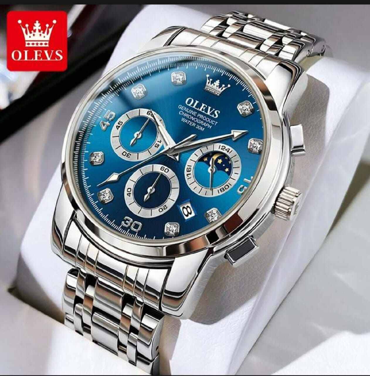 Picture of OLE-VS European And American Fashionable Stailnless Steel Men's Quartz Watch For Men