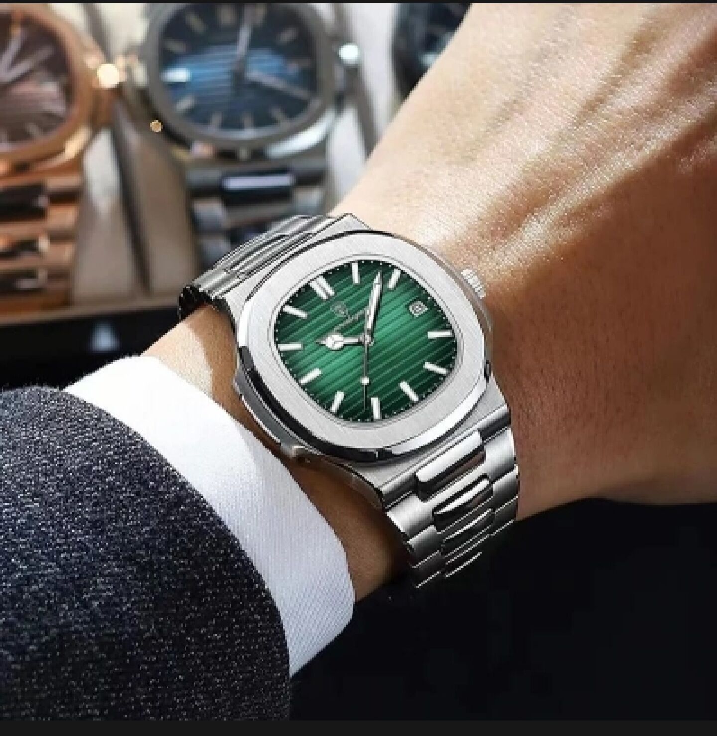 Picture of Poedagar 613 Business Quartz Luxury Stainless Steel Watch for Men