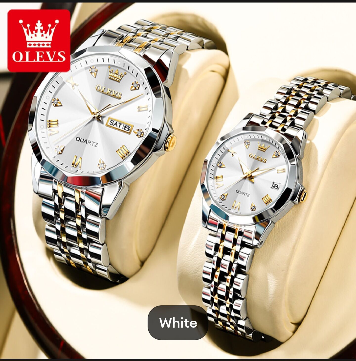 Picture of Olevs 9931 Luxury Fashion Watch for Men's and womens