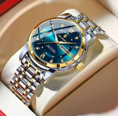Picture of POEDAGAR 936 Stainless steel Luxury Watch for Man- Men Watch Quartz Stainless Steel Sports Men's Watches - Watch - Stainless Steel Watch For Men
