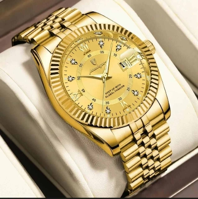 Picture of POEDAGAR 910 Luxury Sport Wrist Watch – Waterproof Stainless Steel Quartz Watch for Men with Luminous Date Display