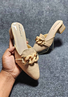 Picture of New Fashionable Balance Heel Juta Balance Box Heel Nagra for women
